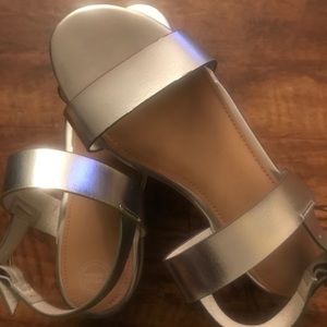 Rainbow Glitter Platform Sandal